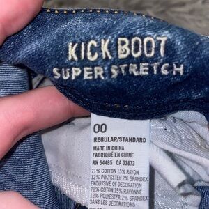 Kick Boot 00 Super Stretch American Eagle Jeans (Reg. fit)